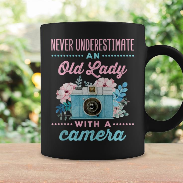 Never Underestimate An Old Lady With A Camera Photographer Coffee Mug Gifts ideas