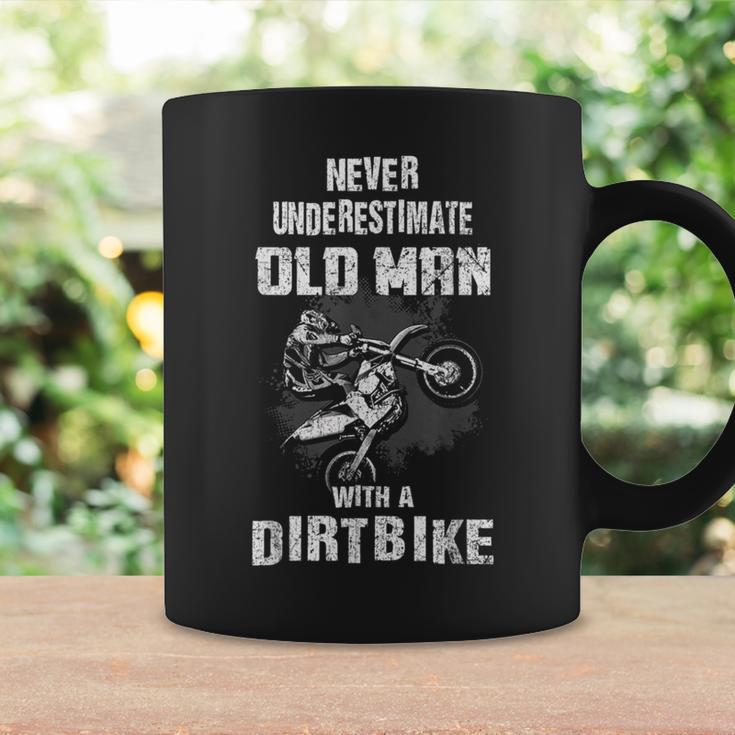 Never Underestimate An Old Man With A Dirt Bike Christmas Coffee Mug Gifts ideas