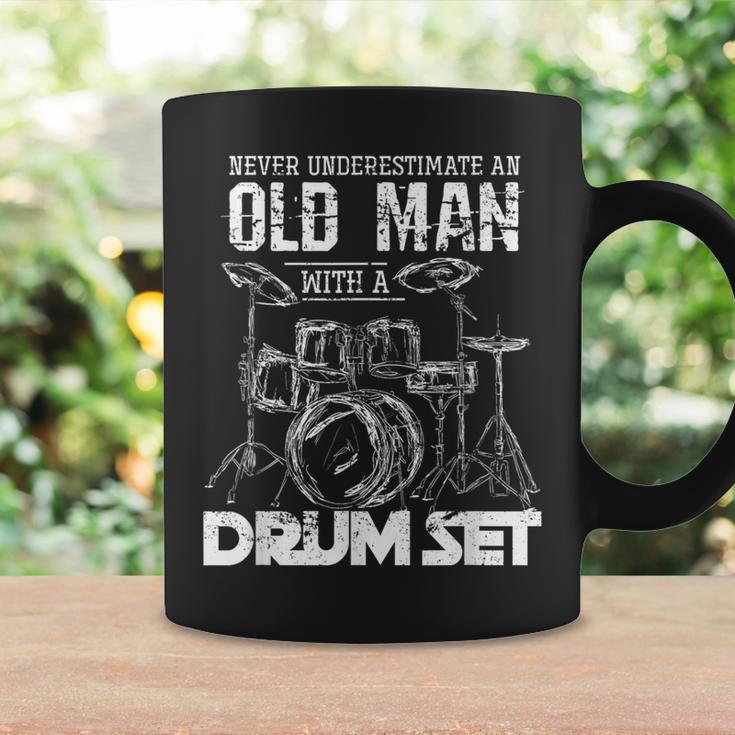 Never Underestimate An Old Man Drums Coffee Mug Gifts ideas