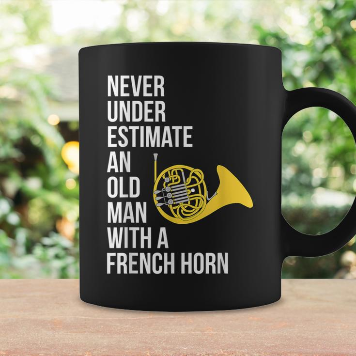 Never Underestimate An Old Man With A French Horn Coffee Mug Gifts ideas