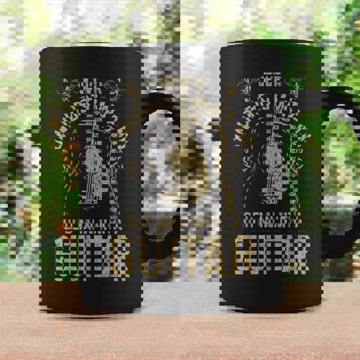 Never Underestimate An Old Man With A Guitar Player Coffee Mug Gifts ideas