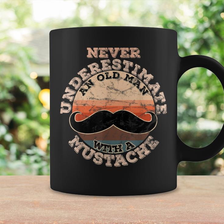 Never Underestimate An Old Man With A Mustache Coffee Mug Gifts ideas
