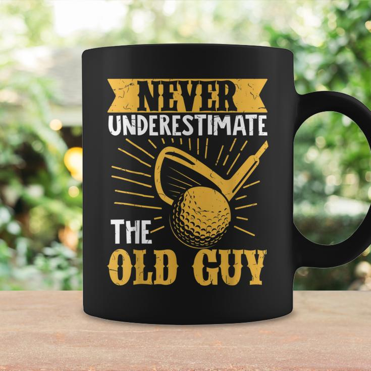 Never Underestimate An Old Man Playing Golf Coffee Mug Gifts ideas