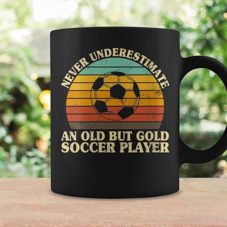 Never Underestimate An Old Soccer Player Goalkeeper Goalie Coffee Mug Gifts ideas