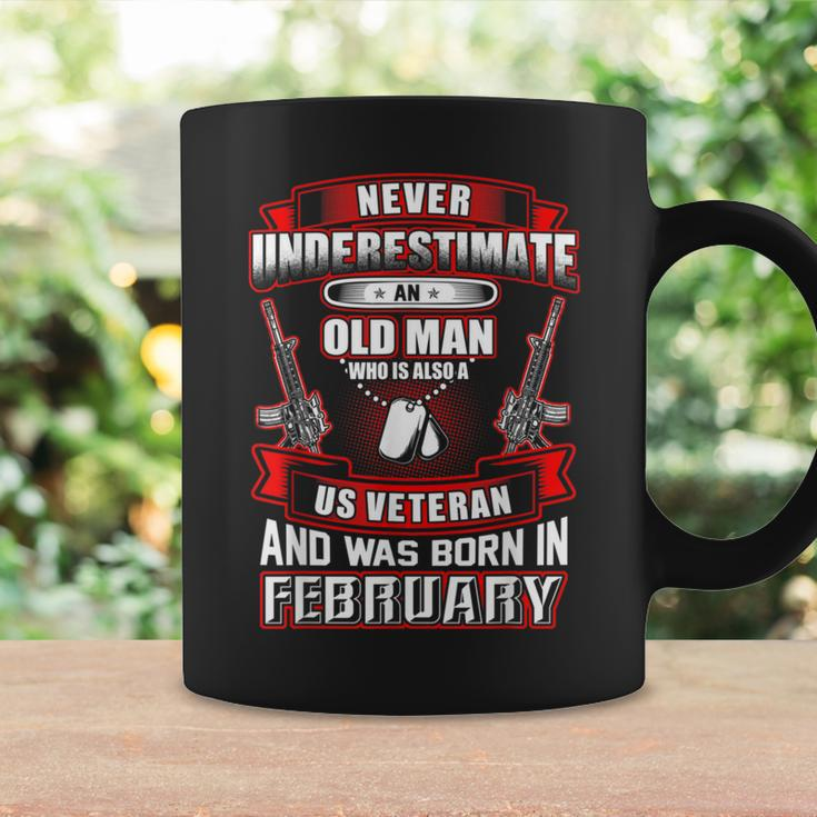 Never Underestimate An Old Us Veteran Born In February Coffee Mug Gifts ideas