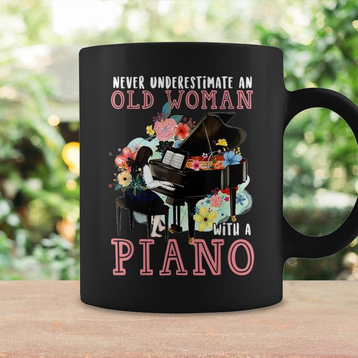 Never Underestimate An Old Woman With A Piano Coffee Mug Gifts ideas