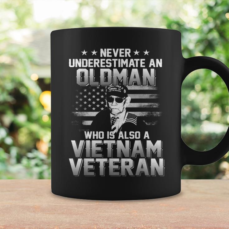 Never Underestimate An Oldman Vietnam Veteran Coffee Mug Gifts ideas