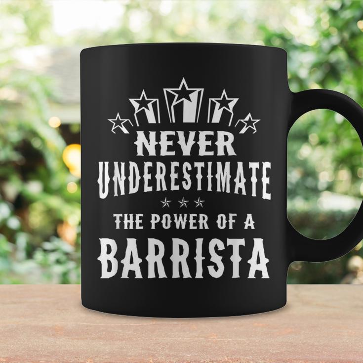 Never Underestimate The Power Of A Barrista Coffee Mug Gifts ideas
