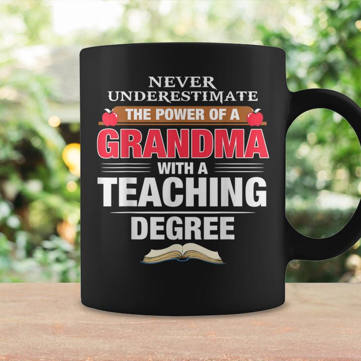 Never Underestimate The Power Of A Grandma With A Teaching Coffee Mug Gifts ideas