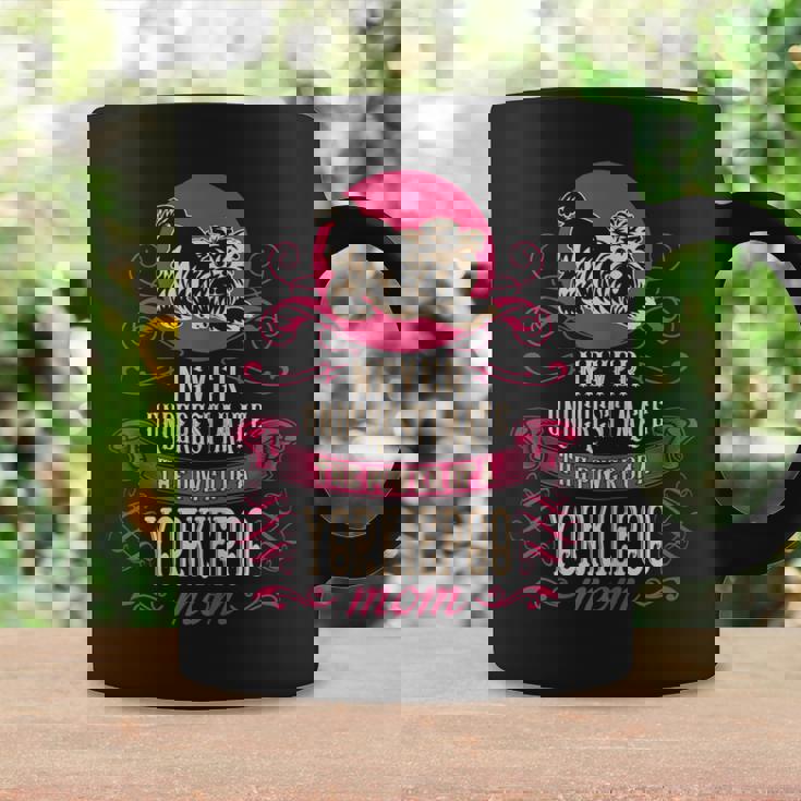 Never Underestimate Power Of Yorkiepoo Mom Coffee Mug Gifts ideas