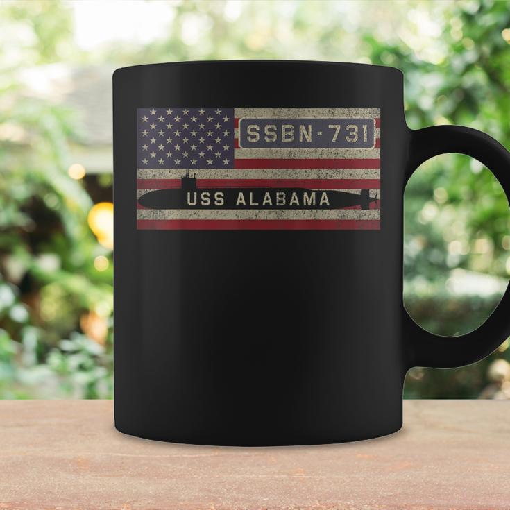 Uss Alabama Ssbn731 Nuclear Submarine American Flag Gift Coffee Mug Gifts ideas