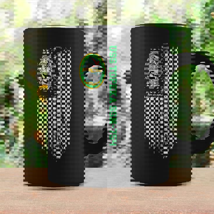 Uss Topeka Ssn754 American Flag Coffee Mug Gifts ideas