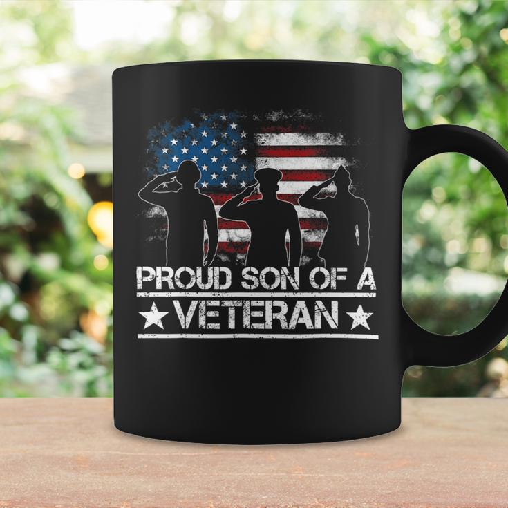 Veteran Vets Usa United States Military Family Proud Son Of A Veterans Coffee Mug Gifts ideas