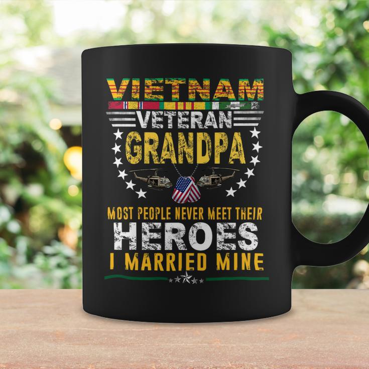 Veteran Vets Vietnam Veteran Grandpa Most People Never Meet Their Heroes Veterans Coffee Mug Gifts ideas