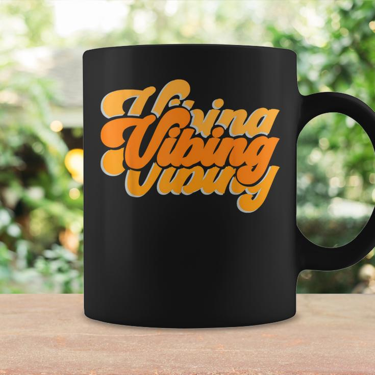 Vibing Orange Vibes Only Color Graphic Coffee Mug Gifts ideas