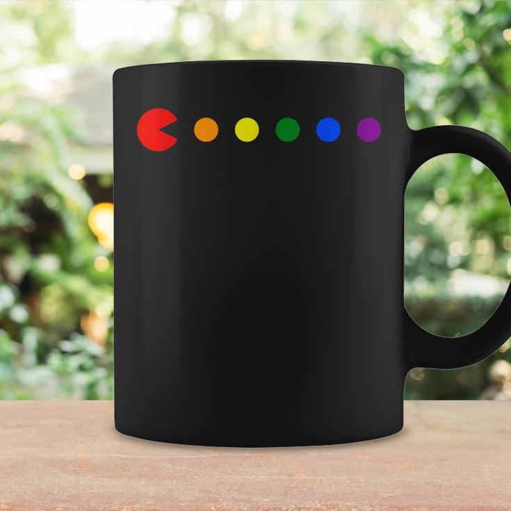 Videogame Rainbow Polka Dot Gay Pride Month Lgbtq Ally Coffee Mug Gifts ideas