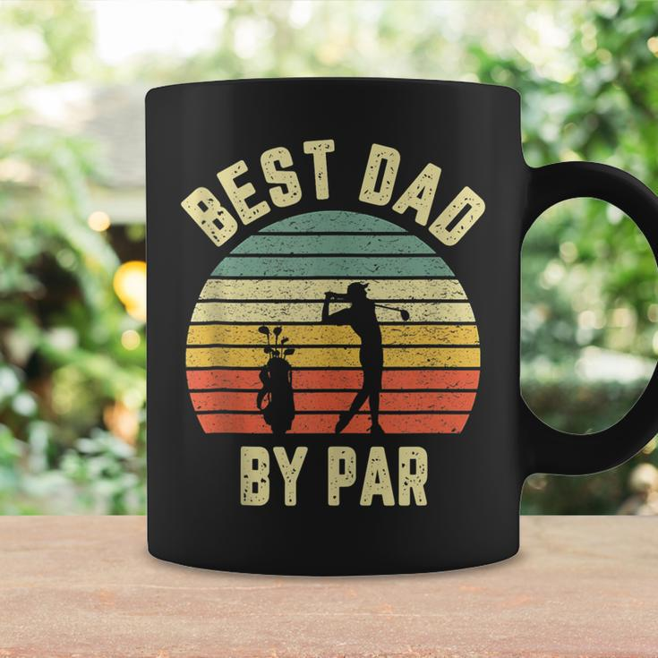 Vintage Best Dad By Par Fathers Day Golfing Coffee Mug Gifts ideas