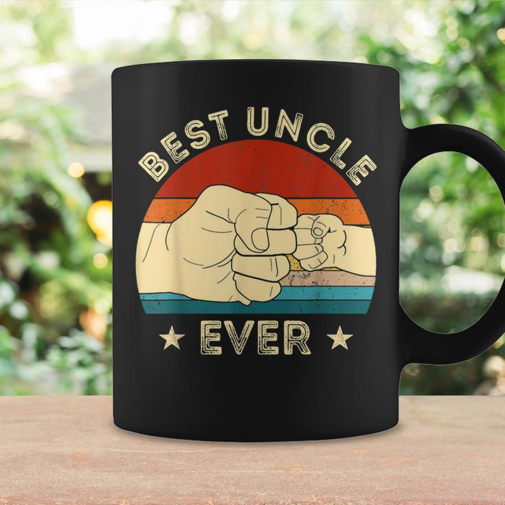 Vintage Best Uncle Ever Fist Bump Funny Uncle Fathers Day Coffee Mug Gifts ideas