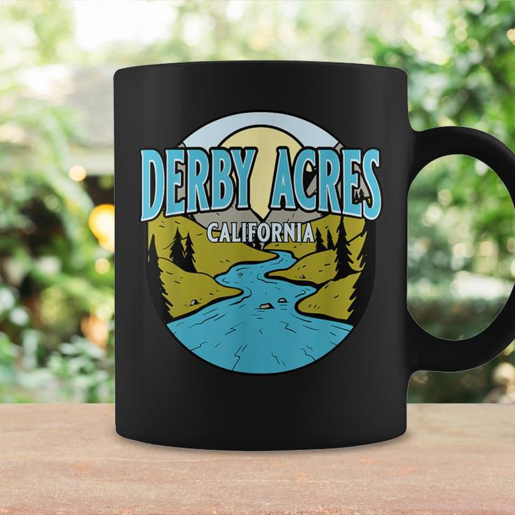 Vintage Derby Acres California River Valley Souvenir Print Coffee Mug Gifts ideas