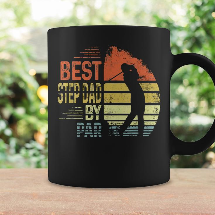 Vintage Golfing Best Step Dad By Par Golf Lovers Fathers Day Coffee Mug Gifts ideas