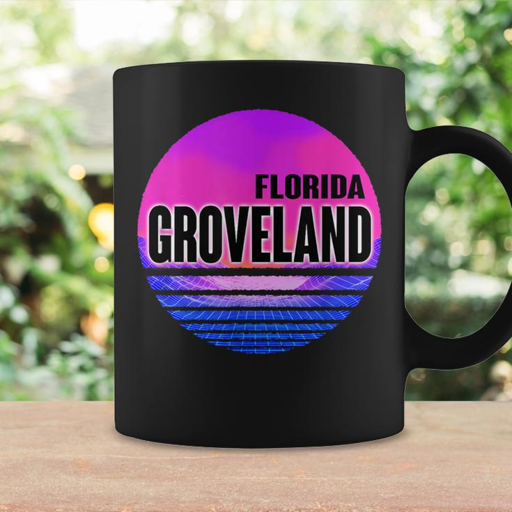 Vintage Groveland Vaporwave Florida Coffee Mug Gifts ideas