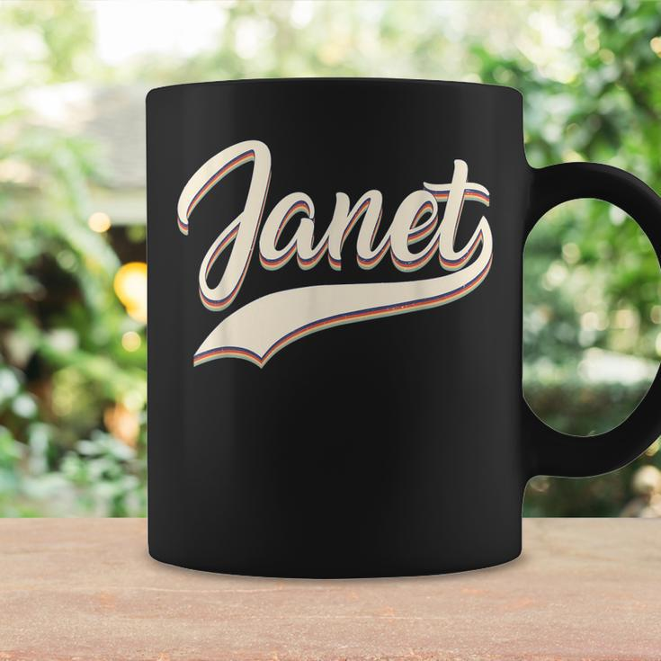 Vintage Janet Retro First Name Personalized 1970S Love Janet Coffee Mug Gifts ideas