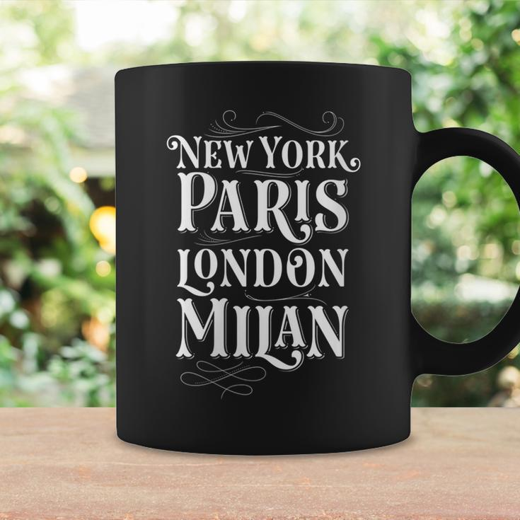 Vintage Paris Style London Milan Nyc Aesthetic Coffee Mug Gifts ideas
