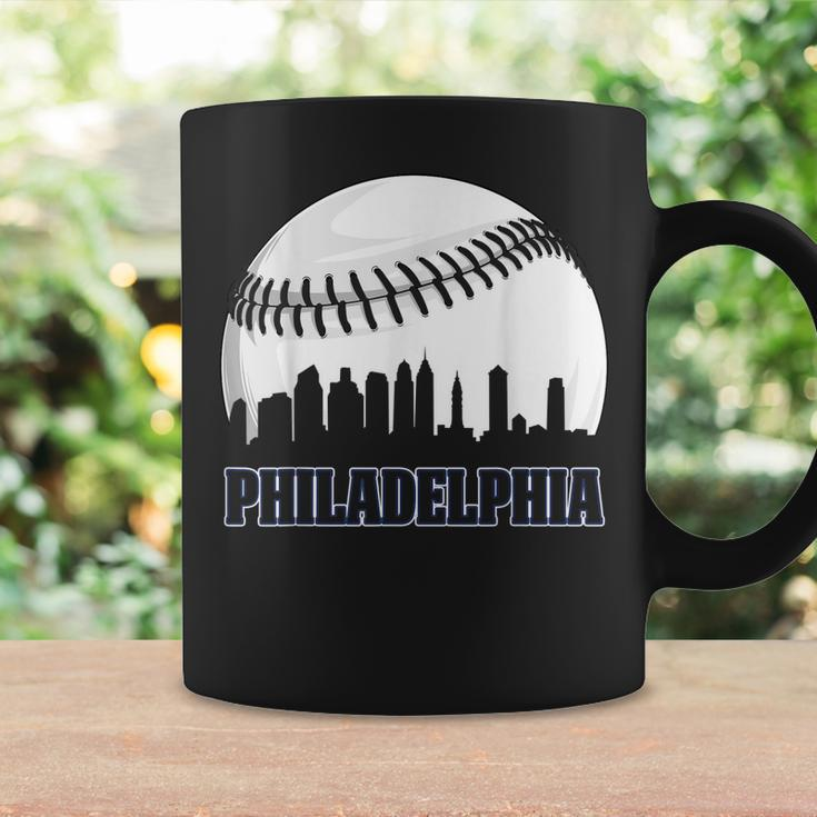 Vintage Philadelphia Baseball Skyline Retro Philly Cityscap Coffee Mug Gifts ideas