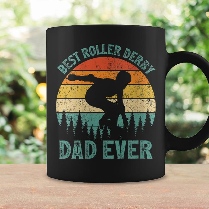 Vintage Retro Best Roller Derby Dad Ever Fathers Day Gift For Womens Gift For Women Coffee Mug Gifts ideas