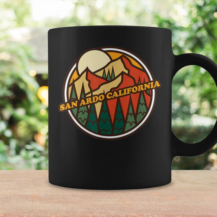 Vintage San Ardo California Mountain Hiking Souvenir Print Coffee Mug Gifts ideas