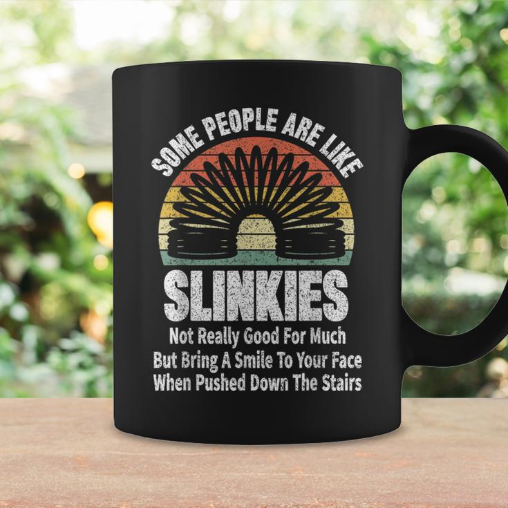 Vintage Some People Are Like Slinkies Funny Sarcastic Saying Coffee Mug Gifts ideas