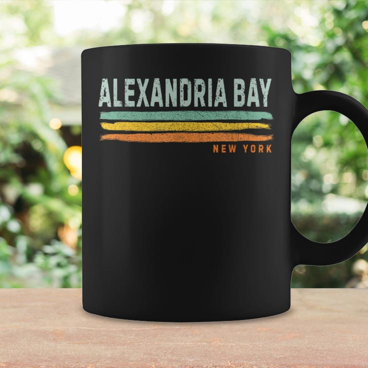 Vintage Stripes Alexandria Bay Ny Coffee Mug Gifts ideas