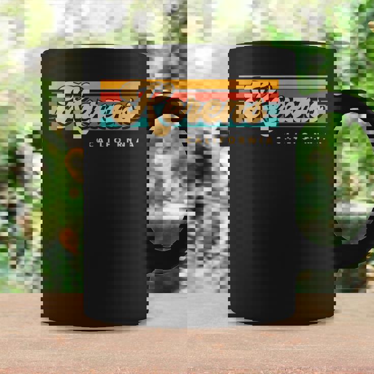 Vintage Sunset Stripes Kerens California Coffee Mug Gifts ideas
