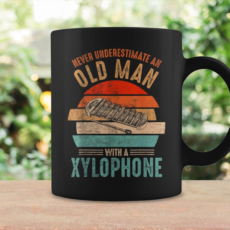 Vintage Never Underestimate An Old Man With A Xylophone Coffee Mug Gifts ideas