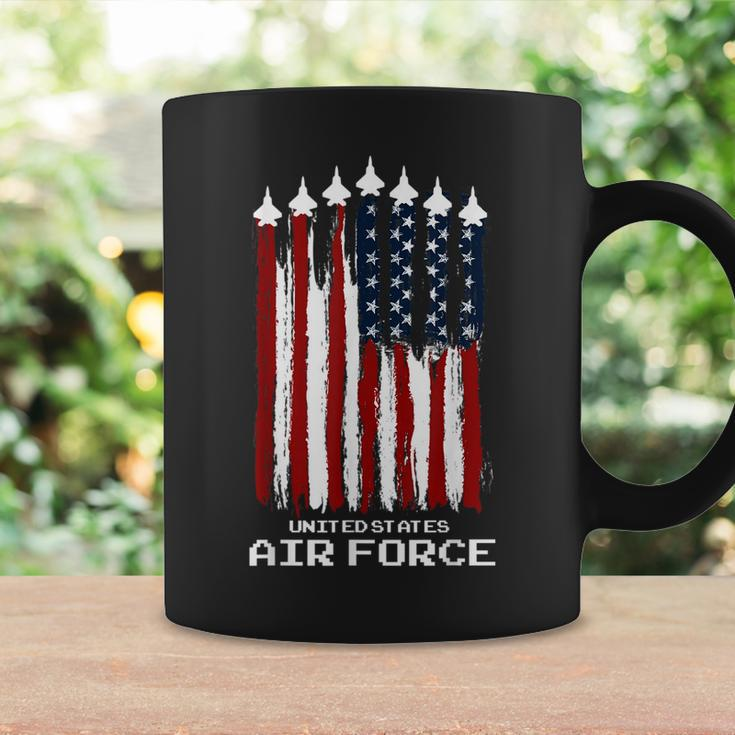 Vintage Us Air Force Veterans Usa American Flag 4Th Of July Coffee Mug Gifts ideas