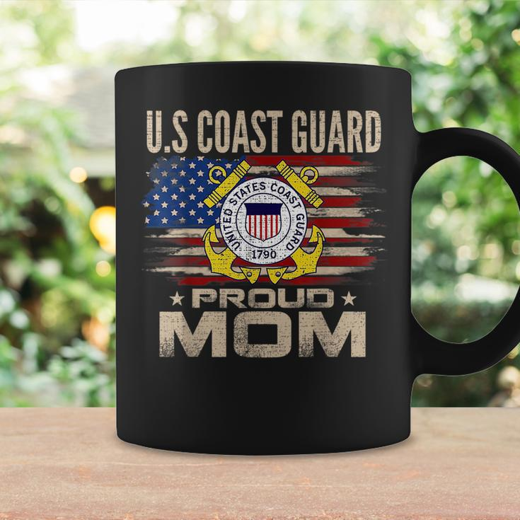 Vintage Us Coast Guard Proud Mom With American Flag Gifts For Mom Funny Gifts Coffee Mug Gifts ideas