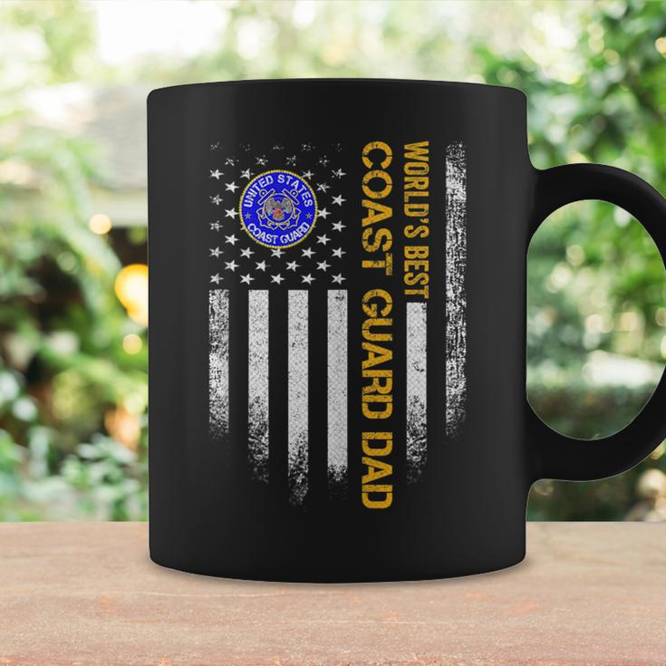 Vintage Usa American Flag Worlds Best Us Coast Guard Dad Funny Gifts For Dad Coffee Mug Gifts ideas