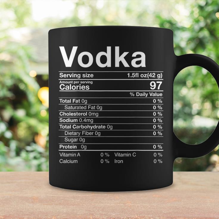 Vodka Nutrition Facts Thanksgiving Drinking Costume Coffee Mug Gifts ideas