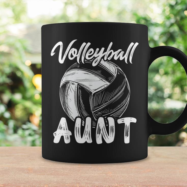 Volleyball Aunt For Family Matching Player Team Auntie Coffee Mug Gifts ideas