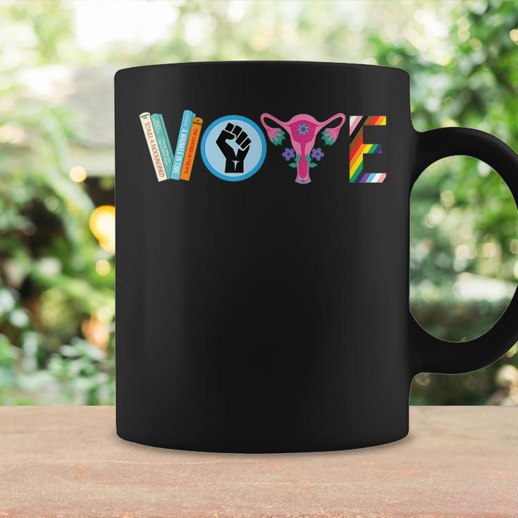 Vote Banned Books Black Lives Matter Lgbt Gay Pride Equality Coffee Mug Gifts ideas