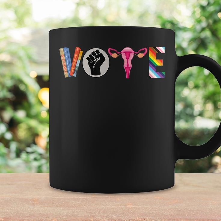 Vote Banned Books Reproductive Rights Blm Political Activism Coffee Mug Gifts ideas