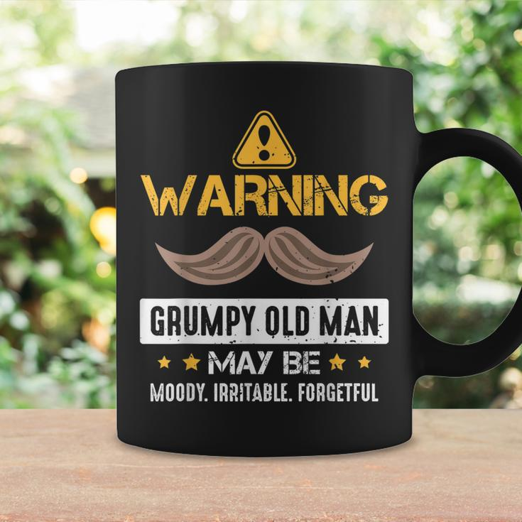 Warning Grumpy Old Man Bad Mood Forgetful Irritable Coffee Mug Gifts ideas