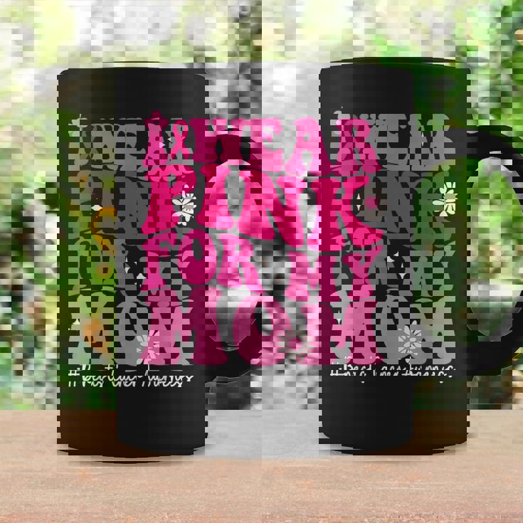Wear Pink For Your Mom Breast Cancer Support Squad Ribbon Coffee Mug Gifts ideas