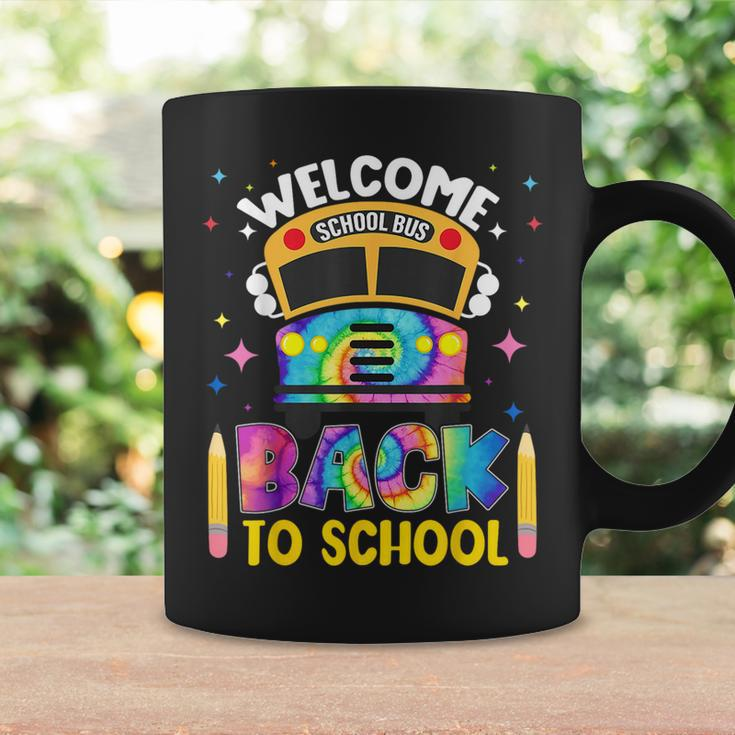 Welcome Back To School Bus Driver 1St Day Tie Dye Coffee Mug Gifts ideas