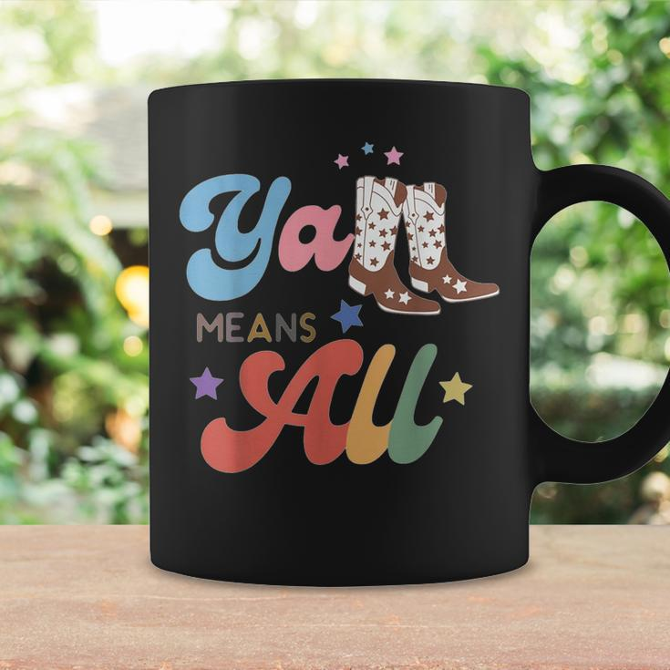 Western Lgbtq Yall Rainbow Lesbian Gay Ally Pride Means All Coffee Mug Gifts ideas