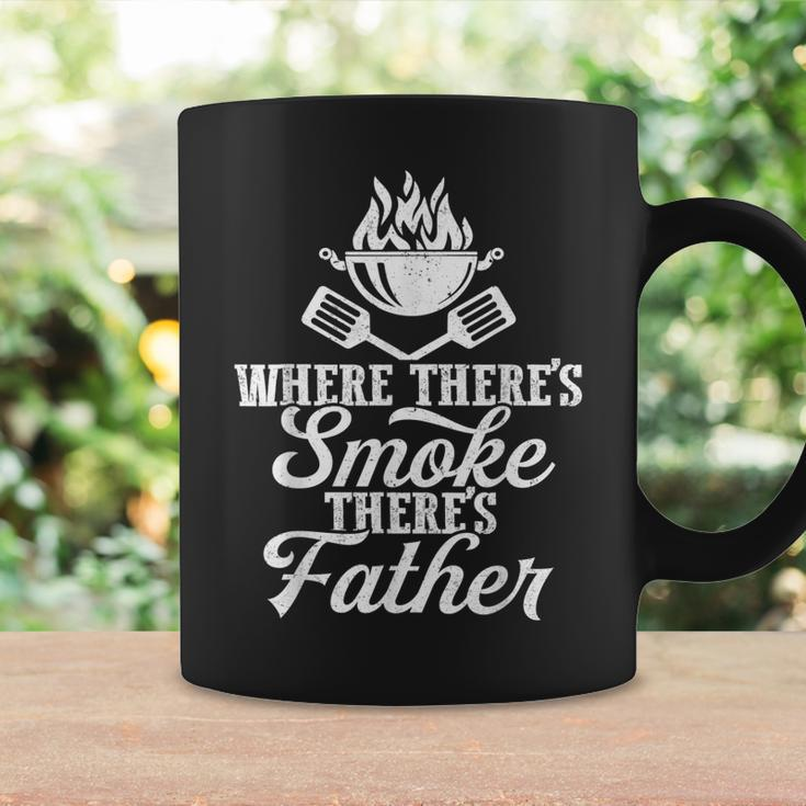 Where Theres Smoke Theres Father Bbq Grilling Lover Gift For Mens Coffee Mug Gifts ideas