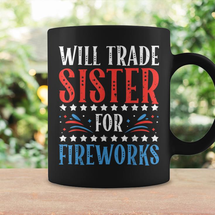 Will Trade Sister For Fireworks 4Th Of July Feminist Coffee Mug Gifts ideas