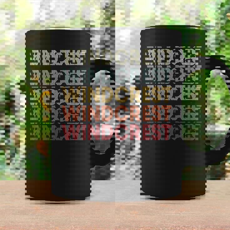 Windcrest Texas Windcrest Tx Retro Vintage Text Coffee Mug Gifts ideas
