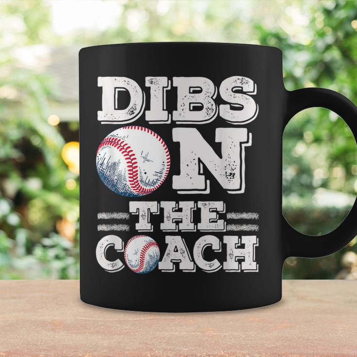 Woive Got Dibs On The Coach Funny Baseball Coach Gift For Mens Baseball Funny Gifts Coffee Mug Gifts ideas
