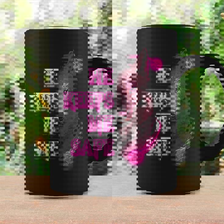 Wolf He Keeps Me Safe - She Keeps Me Wild Gifts For Wolf Lovers Funny Gifts Coffee Mug Gifts ideas